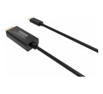 Vision TC 2MUSBCDP8K/BL câble DisplayPort 2 m USB Type-C Noir