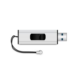 MediaRange MR914 lecteur USB flash 8 Go USB Type-A 3.2 Gen 1 (3.1 Gen 1) Noir, Argent
