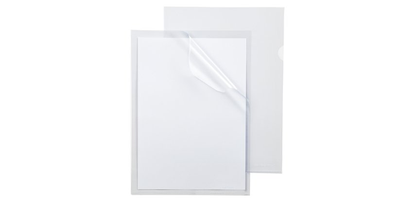 Cartellina a L Poli T Plus - A4 - PP - liscio pesante - Sei rota - conf.25 pezzi