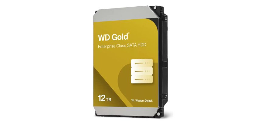 Western Digital Gold WD122KRYZ disque dur 12 To 7200 tr/min 512 Mo 3.5" Série ATA III