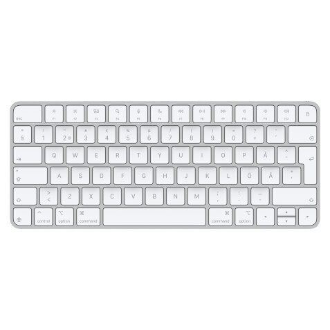 Apple Magic clavier Universel USB + Bluetooth QWERTY Finlandais, Suédois Blanc