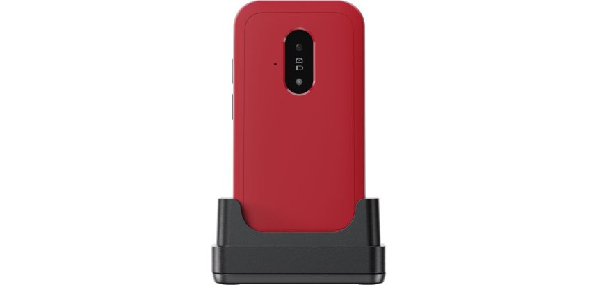 Doro Leva E22 7,11 cm (2.8") 127,8 g Rouge, Blanc Téléphone numérique