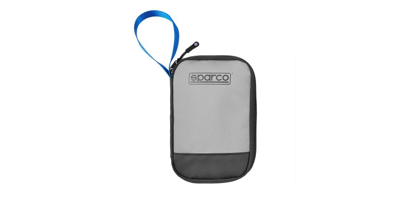 Sparco SPORGANIZERM mobile device cases Custodia a sacchetto Poliestere, Poliuretano Nero, Grigio
