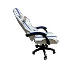 NASA AT012BIS-WB silla para videojuegos Butaca para jugar Asiento acolchado Azul, Blanco