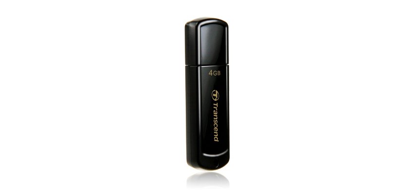 Transcend JetFlash elite JetFlash 350 lecteur USB flash 4 Go USB Type-A 2.0 Noir