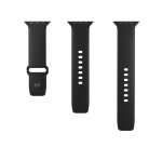 SBS Bracelet pour montre App Watch Noir- boîtier 38-40-41