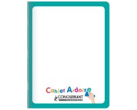 Cahier Ardoise Conquerant Classique Agrafe 170X220 48P 90G Seyes Aqua