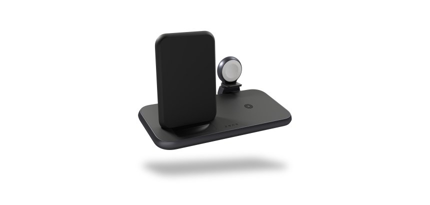 ZENS ZEDC15B/00 Universal Mobile Device Charger Black Sector, USB Wireless Charging Fast Indoor Charging