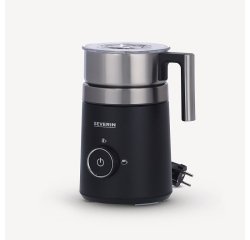 Severin SM 3585 montalatte e scaldalatte Automatico Nero, Argento