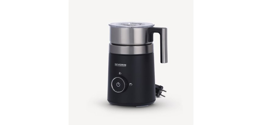 Severin SM 3585 montalatte e scaldalatte Nero, Argento