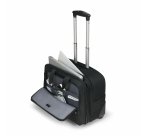 DICOTA D32043-RPET sacoche d'ordinateurs portables 43,9 cm (17.3") Valise sur roulette Noir