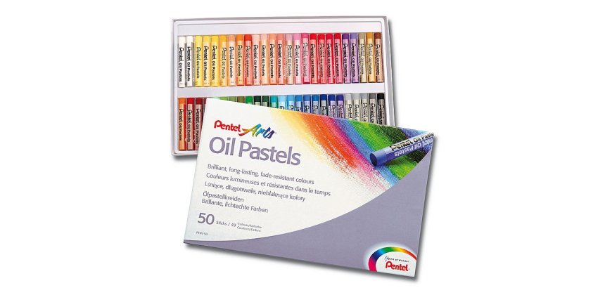Pentel PHN-50 pastello Pastello a olio Multicolore 50 pz