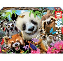 Puzzles carton 300 pieces educa les animaux 300 pieces