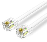 Vention IQBWJ cable telefónico 5 m Blanco