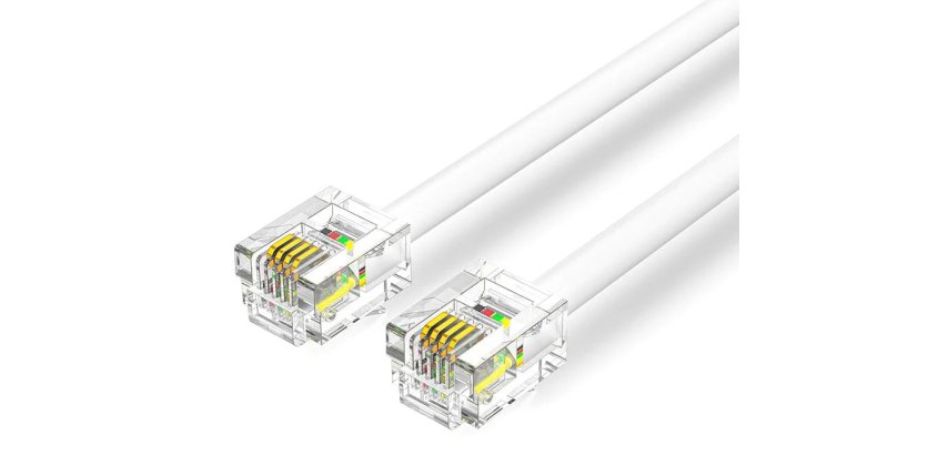 Vention IQBWJ cable telefónico 5 m Blanco