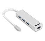 Hamlet XHUB331TCL laptop dock/port replicator USB 3.2 Gen 1 (3.1 Gen 1) Type-C White