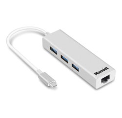 Hamlet XHUB331TCL laptop dock/port replicator USB 3.2 Gen 1 (3.1 Gen 1) Type-C White