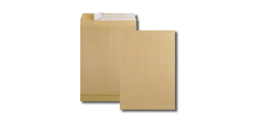Pochette gpv kraft armé 120g e4 280x400mm soufflet 30mm boîte 250 unités