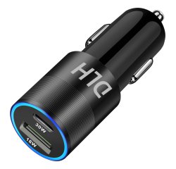 DLH DY-AU5348B chargeur d'appareils mobiles Universel Noir Allume-cigare Charge rapide Auto
