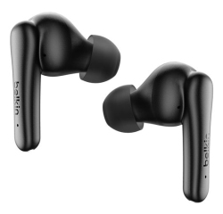 Belkin SoundForm Rhythm Casque Avec fil &sans fil Ecouteurs Appels/Musique USB Type-C Bluetooth Noir