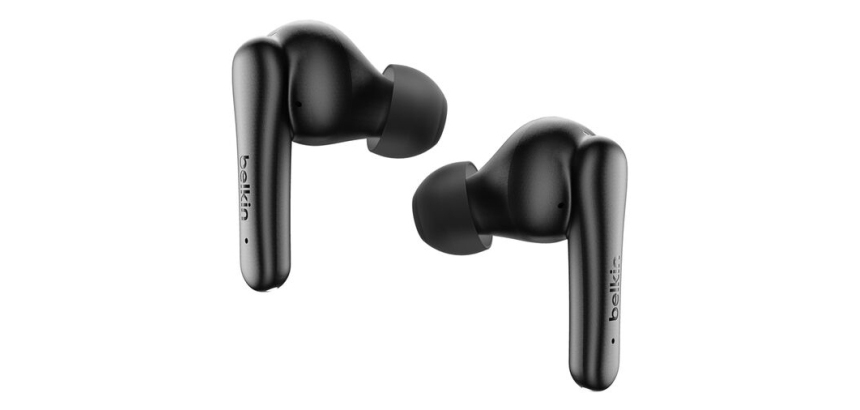 Belkin SoundForm Rhythm Casque Avec fil &sans fil Ecouteurs Appels/Musique USB Type-C Bluetooth Noir
