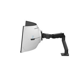 Ergotron HX Series HX ARM WITH VERY HEAVY DUTY PIVOT DESK 144,8 cm (57") Bureau Noir