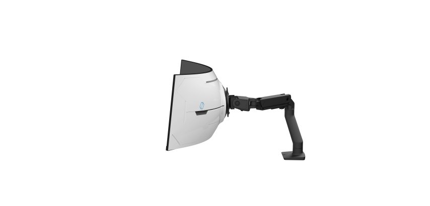 Ergotron HX Series 45-693-224 Supporti a parete per TV 144,8 cm (57") Scrivania Nero