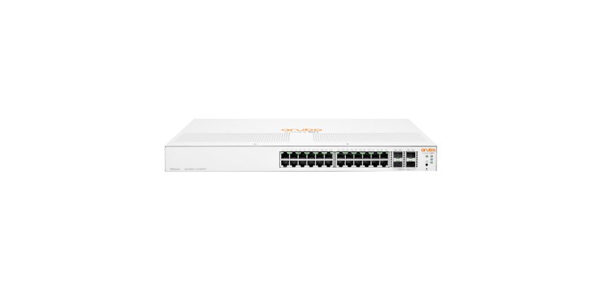 HPE Aruba Networking Aruba Instant On 1930 24G Class4 PoE 4SFP/SFP+ 195W Géré L2+ Gigabit Ethernet (10/100/1000) Connexion Ethernet, supportant l'alimentation via ce port (PoE) 1U Blanc