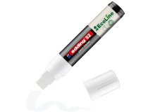 Marqueur edding 55 peinture base eau pointe biseautee 4/15mm coloris      blanc