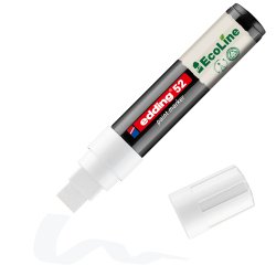 Marqueur edding 55 peinture base eau pointe biseautee 4/15mm coloris      blanc