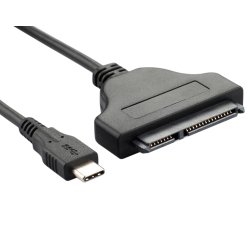 DLH DY-TU4870 câble SATA 0,16 m SATA 22-pin USB 3.2 Gen 1 (3.1 Gen 1) Type-C Noir