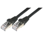 MCL FCC6BM-0.5M/N câble de réseau Noir 0,5 m Cat6 F/UTP (FTP) Rond