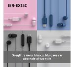 Sony IER-EX15C Auricolare Cablato In-ear Musica e Chiamate USB tipo-C Nero