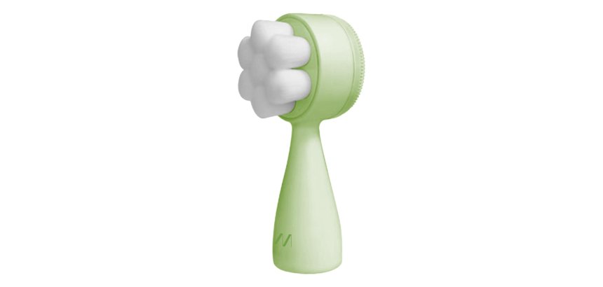 Muitomas FACEBRUSHGN spazzola per la pulizia del viso Spazzola per massaggi Verde, Bianco