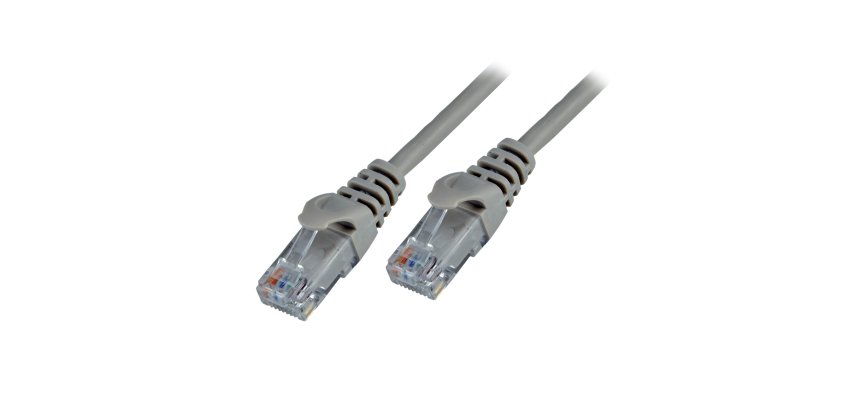MCL Cable Ethernet RJ45 Cat6 1.0 m Grey câble de réseau Gris 1 m U/UTP (UTP) Rond