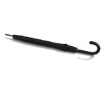 Muitomas UMBRCURVEDBK umbrella Black Fiberglass Polyester Full-sized Rain umbrella