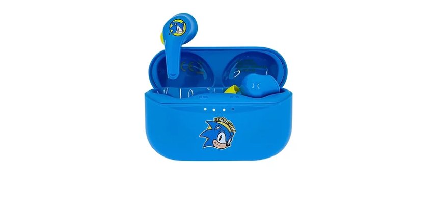 OTL Technologies SEGA Sonic the Hedgehog Headphones Wireless In-ear Calls/Music Bluetooth Blue