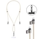 Intenso Handykette als Lade- + Datenkabel USB-C bis 1,65m beige cavo USB USB C