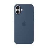 Apple Coque en silicone avec MagSafe pour iPhone 16 Plus - Denim