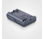 Severin HV 7175 stick vacuum/electric broom Battery Dry Bagless 0.5 L 200 W Blue, Metallic 2.2 Ah