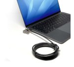 Port Designs 901234 câble antivol Noir