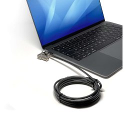 Port Designs 901234 câble antivol Noir