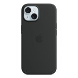 Apple Coque en silicone avec MagSafe pour iPhone 15 - Noir