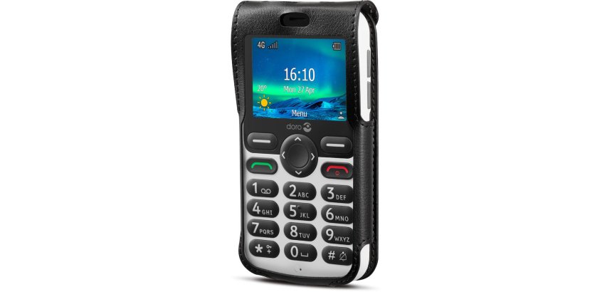 Doro 8390 coque de protection pour téléphones portables 6,1 cm (2.4") Boîtier d'embrayage Noir