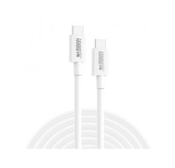 Urban Factory CAB02UF câble USB USB 3.2 Gen 1 (3.1 Gen 1) 2 m USB C 5 Gbit/s Blanc