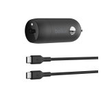 Belkin CCA004bt1MBK-B6 Ordinateur portable, Smartphone, Tablette Noir Allume-cigare Charge rapide Intérieure