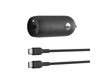 Belkin CCA004bt1MBK-B6 Ordinateur portable, Smartphone, Tablette Noir Allume-cigare Charge rapide Intérieure