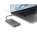 Hamlet HDKC-PD400V replicatore di porte e docking station per laptop Cablato USB 3.2 Gen 1 (3.1 Gen 1) Type-C Grigio