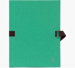 Chemise à dos extensible, A4, carton, vert clair