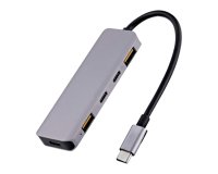 T'nB TCHUBUSBC station d'accueil Avec fil USB 3.2 Gen 2 (3.1 Gen 2) Type-C Aluminium